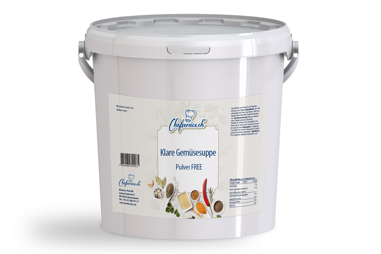 Klare Gem&#252;sesuppe Pulver FREE, 5kg